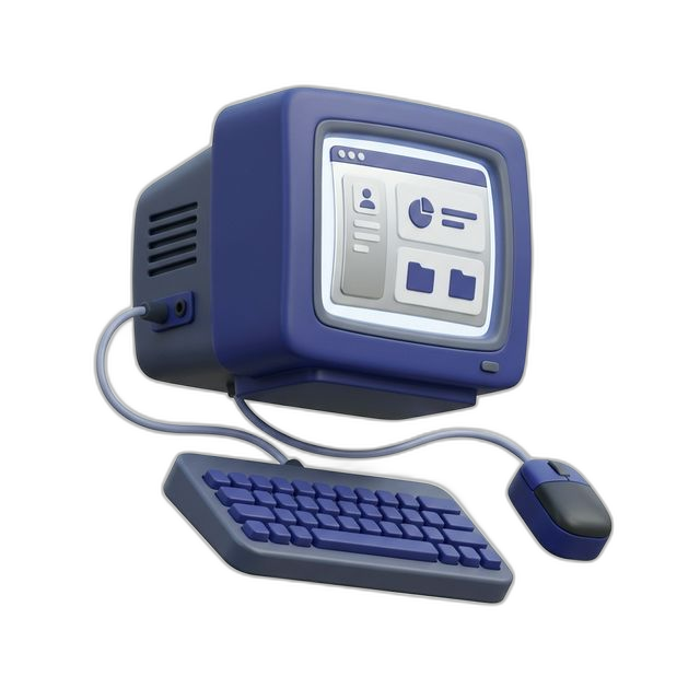 Computador 3D Ilustração